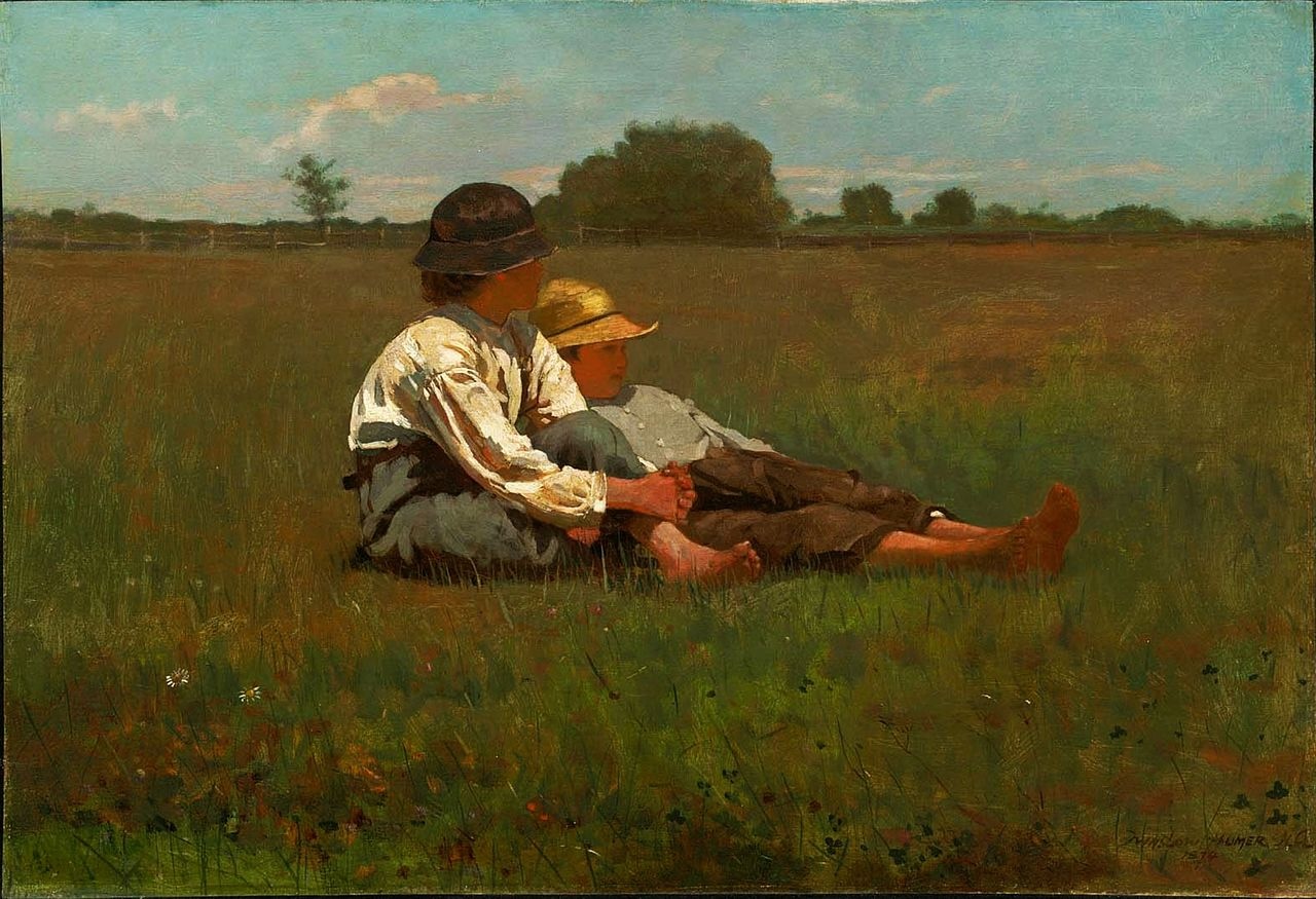 Boys in a Pasture, 1874 by Winslow Homer