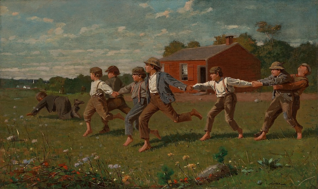 Snap the Whip, 1872 by Winslow Homer