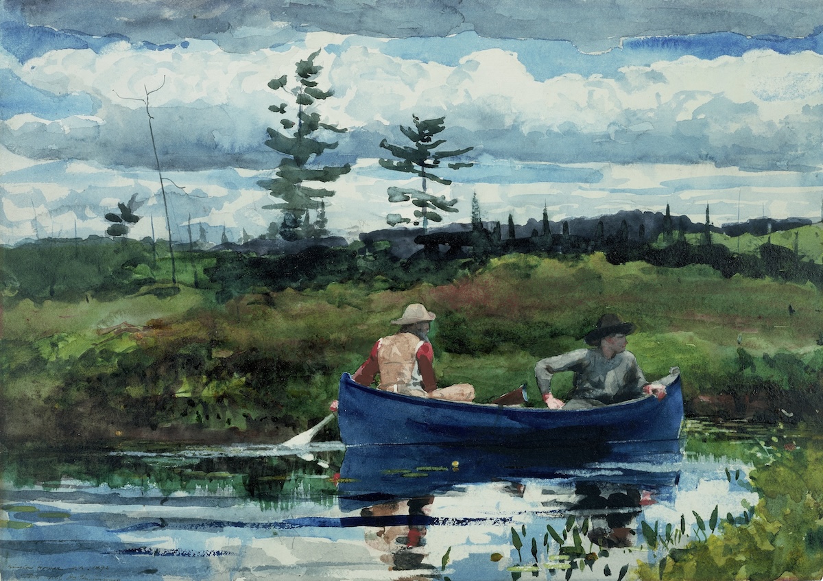 The Blue Boat, 1892 by Winslow Homer