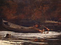 Hound and Hunter, 1892 by Winslow Homer