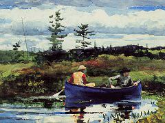 The Blue Boat, 1892 by Winslow Homer