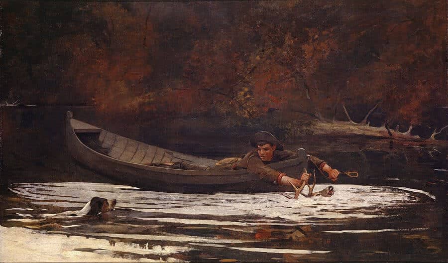 Hound and Hunter, 1892 by Winslow Homer