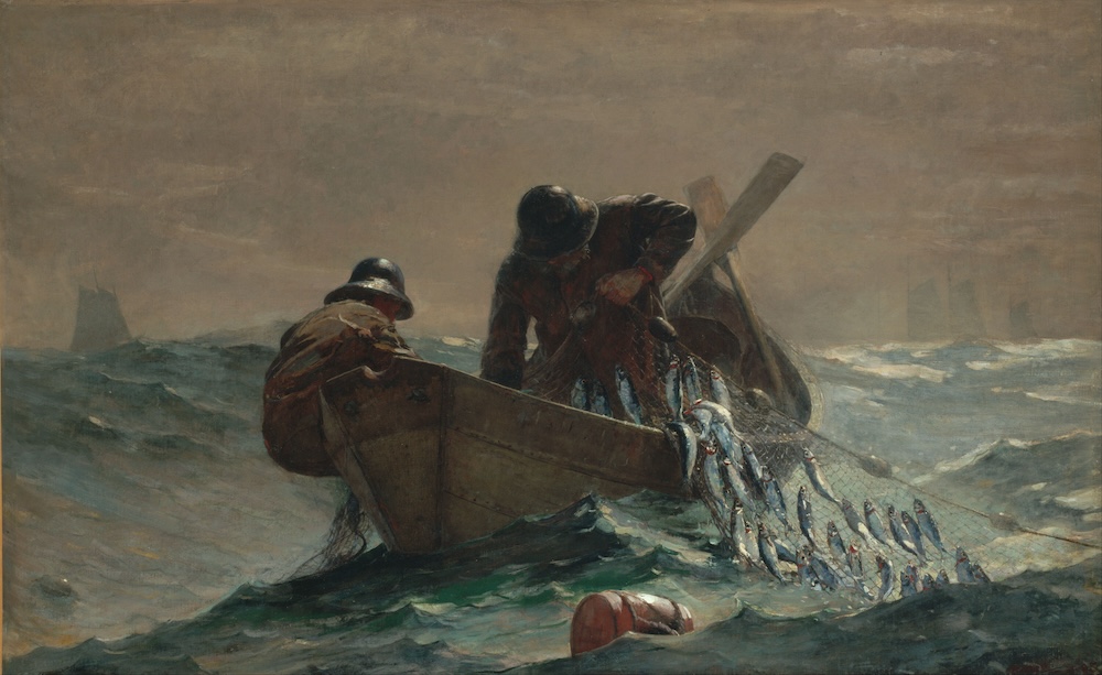 The Herring Net, 1885 by Winslow Homer